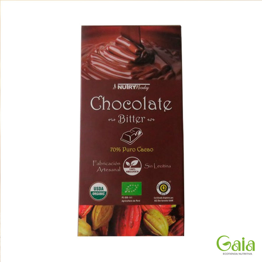 Chocolates bitter al 70% 100g NutryBody