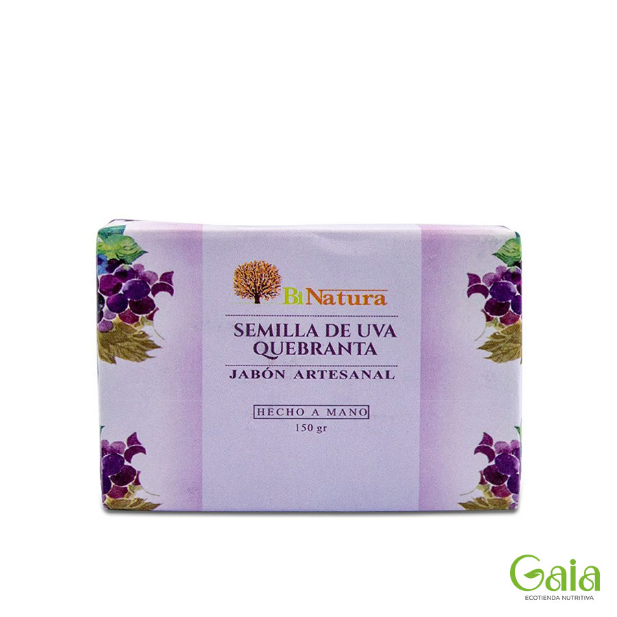 Jabón Artesanal Semillas de Uva 150g BiNatural