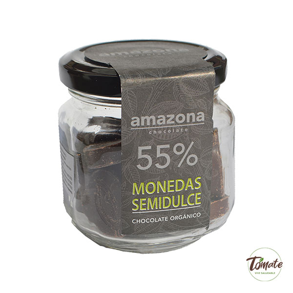 Chocolate Orgánico 55% 100g Amazona