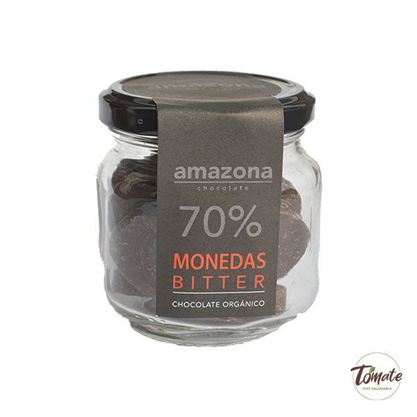 Chocolate Orgánico Bitter 70% 100g Amazona